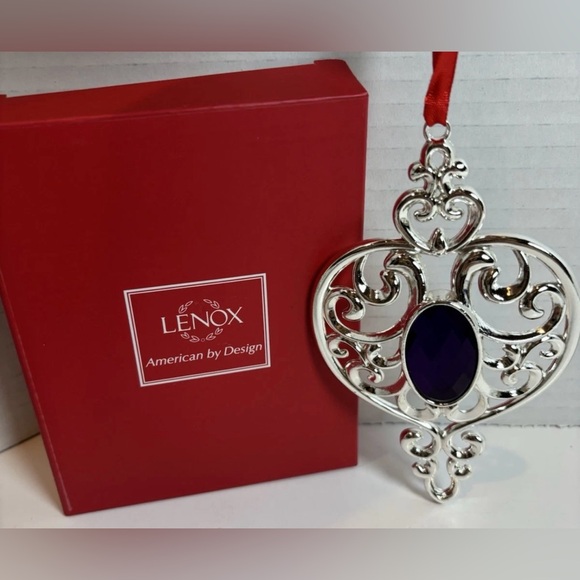 Lenox Other - Lenox Bejeweled Spire Ornament Silverplate Christmas Keepsake